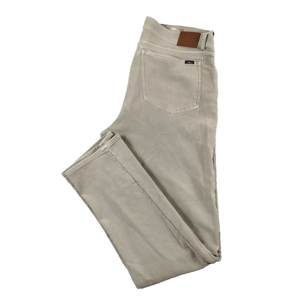 Faherty Stretch Terry 5 Pocket Pants Men's Size 35x33 MBC0020-FOL Faded Olive - Picture 7 of 16